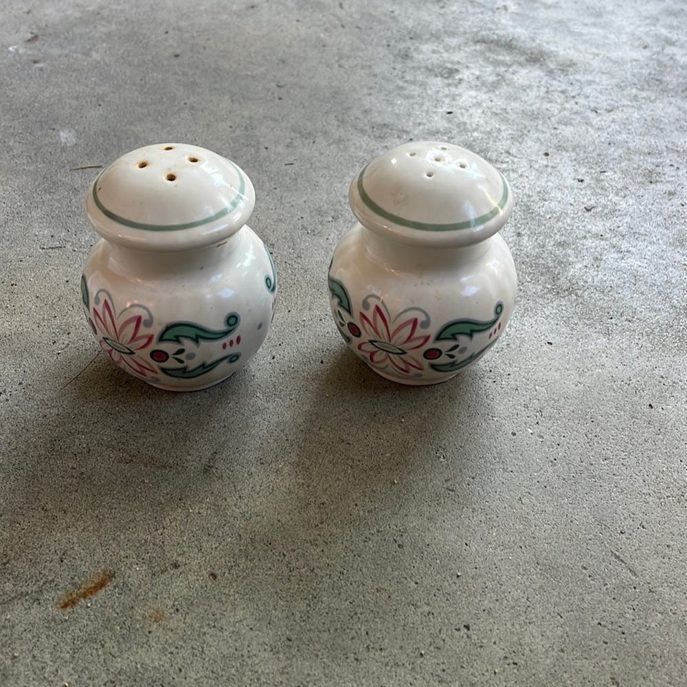 Vintage salt & pepper shakers